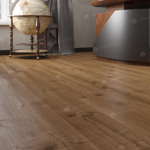 Кварц виниловый ламинат Alpine Floor Real Wood ЕСО 2-1 Дуб Royal