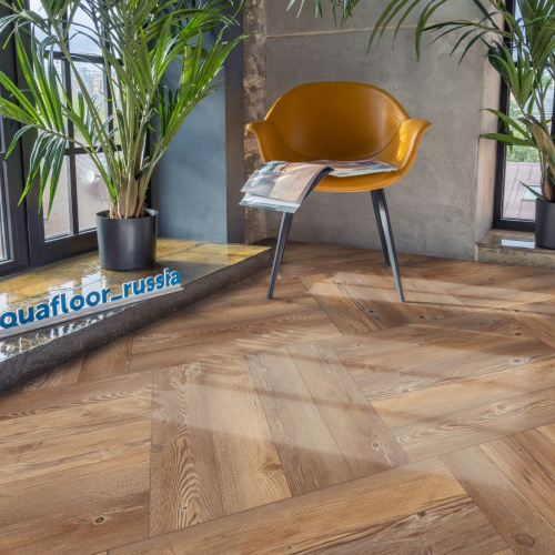 Кварц виниловый ламинат Aquafloor Parquet Glue AF2509PG