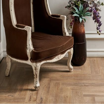 Кварц виниловый ламинат Vinilam Parquet Herringbone Glue GD11133 Паркет Северный клеевой - Фото 2