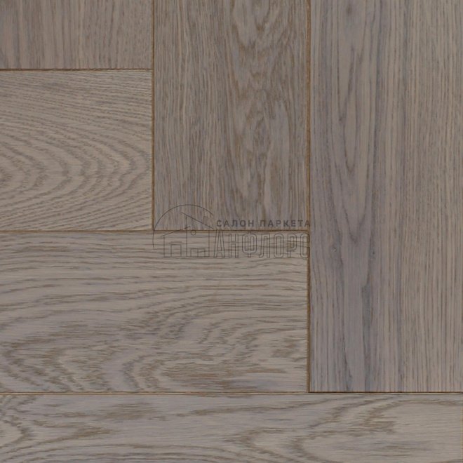 Паркет ёлка Kraft Parkett Английская ёлка 909 909 15х100х500 Рустик - фото 2