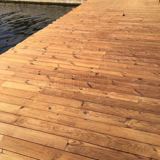 Террасная доска  Термососна прямой планкен - фото 4