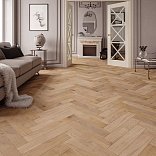 Паркет ёлка Gran Parte Венгерская ёлка 011 Дольче Дольче 15х110х550 - 1