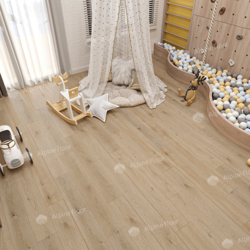 Кварц виниловый ламинат Alpine Floor Easy Line LVT ЕСО 3-27 Дуб Миндальный