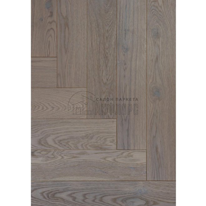 Паркет ёлка Kraft Parkett Английская ёлка 909 909 15х100х500 Рустик - фото 1