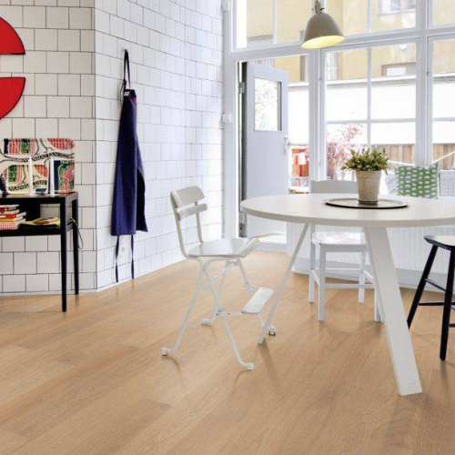 Паркетная доска Upofloor Ambient Oak 4 Grand 138 Brushed White Oiled