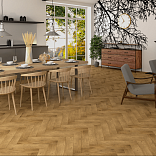 Паркет ёлка Gran Parte Венгерская ёлка 012 Амбра Амбра 15х110х550 - 2