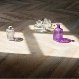 Кварц виниловый ламинат Vinilam Parquet Chevron Glue RI153616CL4 Шеврон Шампань клеевой - 5