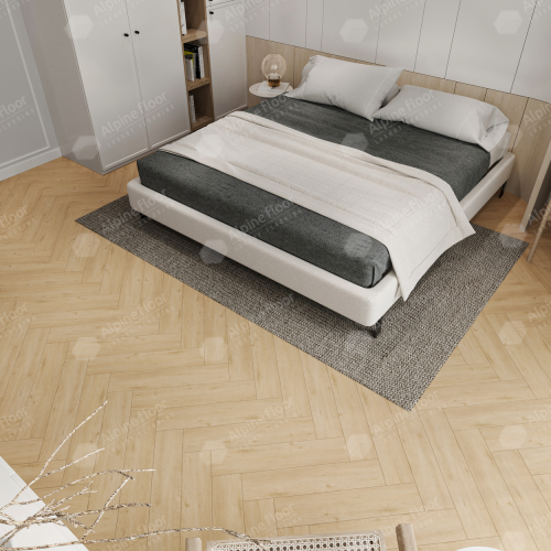 Кварц виниловый ламинат Alpine Floor Parquet Light ЕСО 13-26 Дуб Лесат