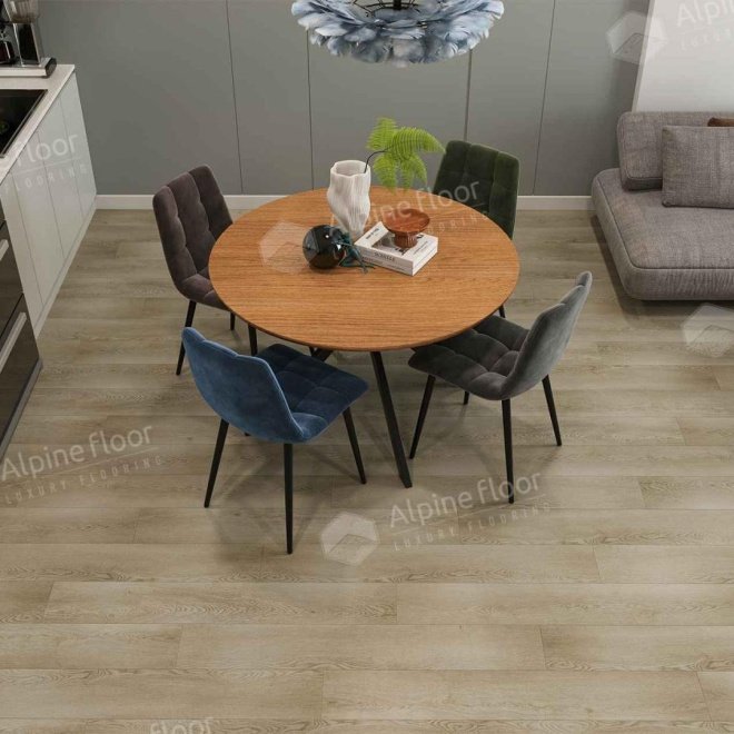 Кварц виниловый ламинат Alpine Floor Grand Sequoia LVT ECO 11-1802 Шварцевальд
 - фото 4