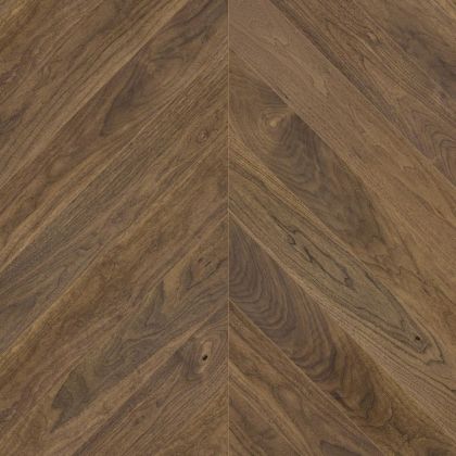 Паркет ёлка Esta Parket Chevron 35024 Walnut Chevron AB Extra Matt - Фото 1