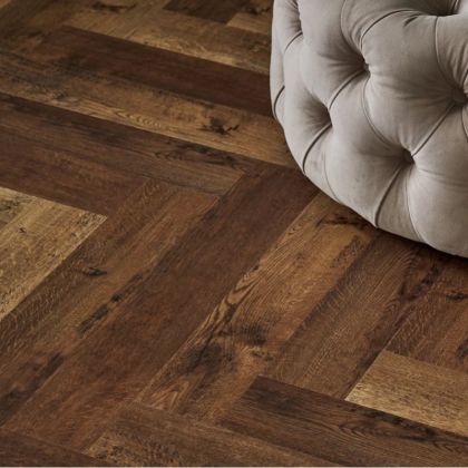 Кварц виниловый ламинат Vinilam Parquet Herringbone Glue GD11177 Паркет Версальский клеевой - Фото 3