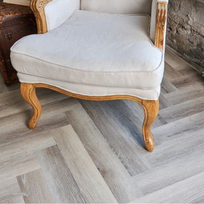 Кварц виниловый ламинат Vinilam Parquet Herringbone Glue GD11122 Паркет Эрмитаж клеевой - Фото 3