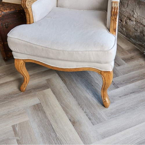 Кварц виниловый ламинат Vinilam  Parquet Herringbone Glue GD11122 Паркет Эрмитаж клеевой