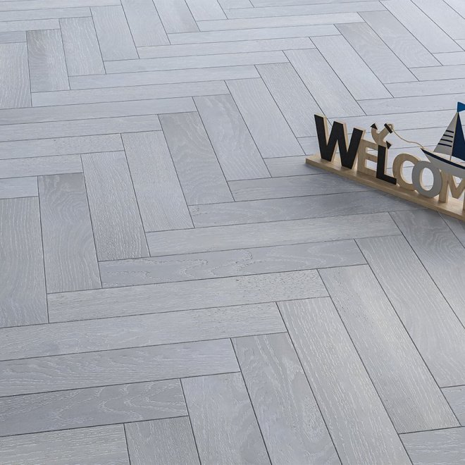 Паркет ёлка Gran Parte Венгерская ёлка 017 Желато Желато 15х150х600 - фото 1