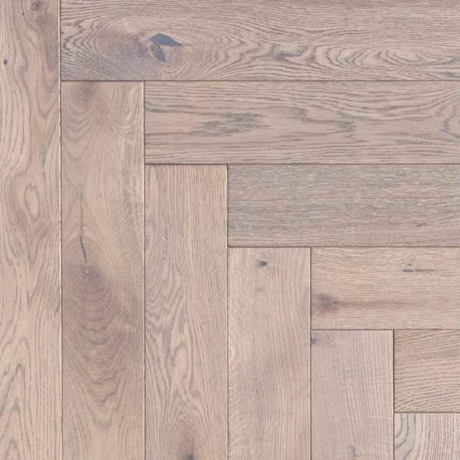 Паркет TarWood Венгерская елка Дуб Серый винтаж Дуб Серый винтаж 14х140х600 Селект - фото 1