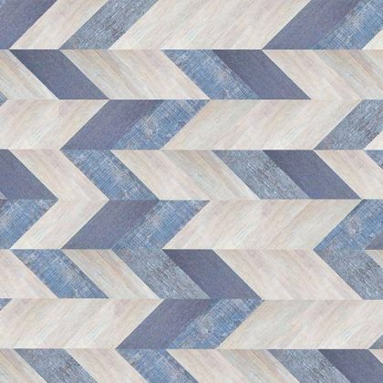 Пробковый пол Corkstyle Chevron Chevron Blue - Фото 1