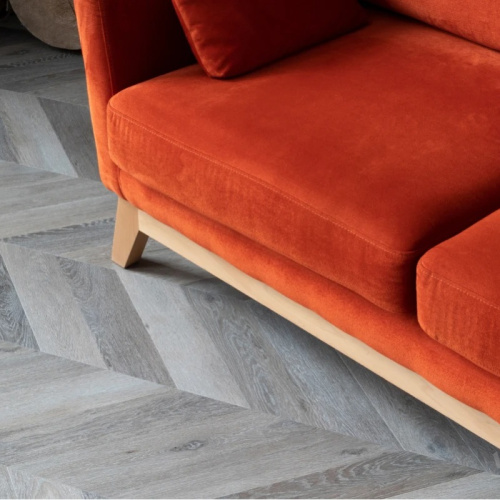 Кварц виниловый ламинат Vinilam Parquet Chevron RI444515CL4 Шеврон Легран