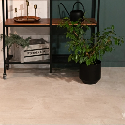 Кварц виниловый ламинат Vinilam Ceramo Stone 71615 Бетон Белый