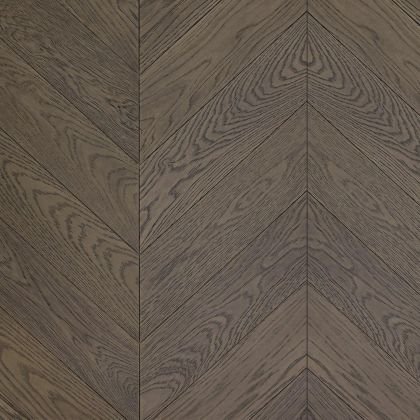 Паркет ёлка Esta Parket Chevron 15282 Oak Chevron AB Lava Grey - Фото 1