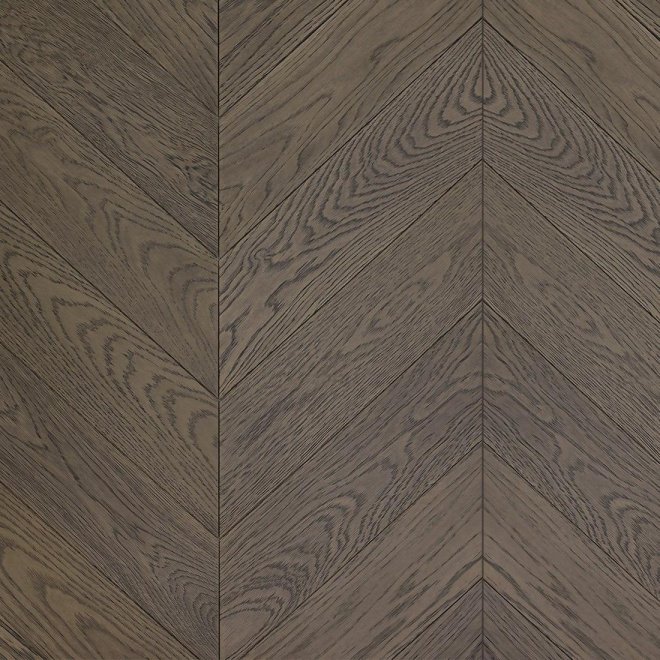 Паркет ёлка Esta Parket Chevron 15282 Oak Chevron AB Lava Grey - фото 1