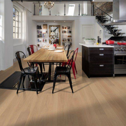 Паркетная доска Upofloor Ambient Oak 4 Grand 138 Brushed White Oiled