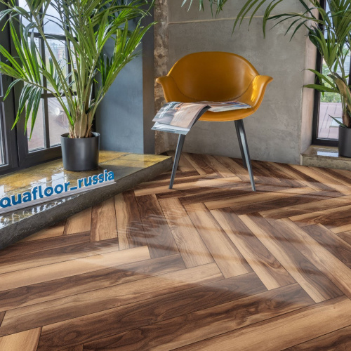 Кварц виниловый ламинат Aquafloor Parquet+ AF6021PQN+