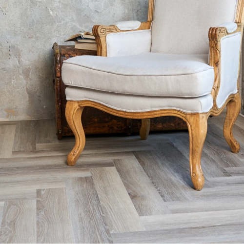 Кварц виниловый ламинат Vinilam  Parquet Herringbone Glue GD11122 Паркет Эрмитаж клеевой