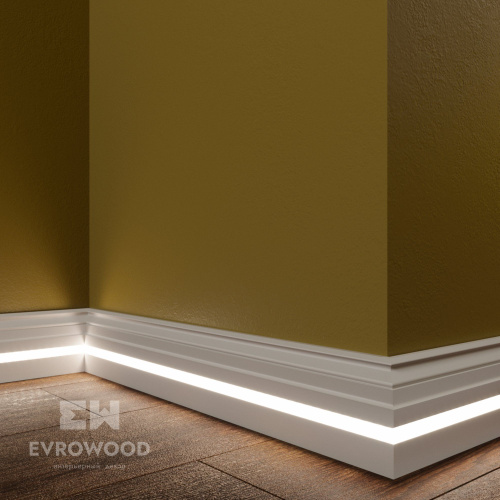 Плинтус Evrowood Evrowood PN 090 led