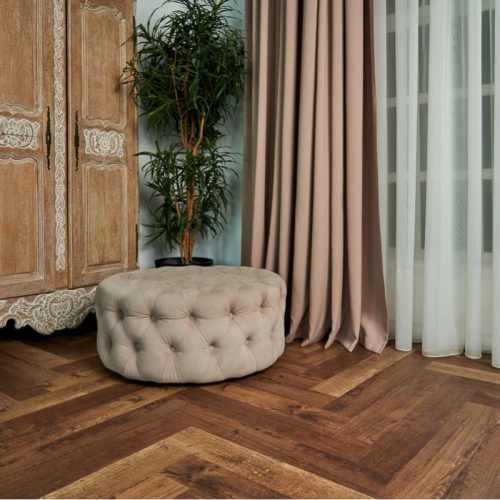 Кварц виниловый ламинат Vinilam  Parquet Herringbone Glue GD11177 Паркет Версальский клеевой