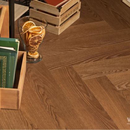 Кварц виниловый ламинат Vinilam Parquet Herringbone Glue GD11200 Паркет Винсент клеевой - Фото 1