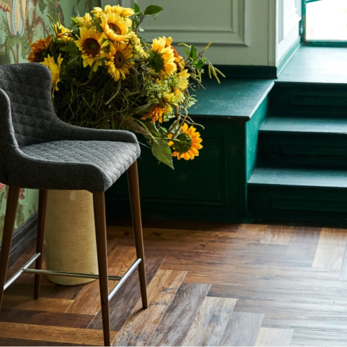 Кварц виниловый ламинат Vinilam  Parquet Herringbone Glue GD11155 Паркет Парижский клеевой