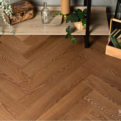 Кварц виниловый ламинат Vinilam Parquet Herringbone Glue GD11200 Паркет Винсент клеевой - Фото 2