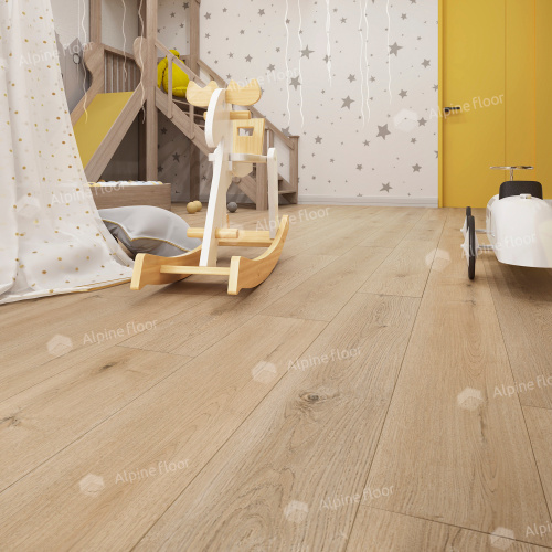 Кварц виниловый ламинат Alpine Floor Easy Line LVT ЕСО 3-27 Дуб Миндальный