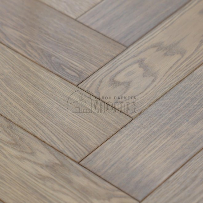 Паркет ёлка Kraft Parkett Английская ёлка 904 904 15х100х600 Прайм - фото 3