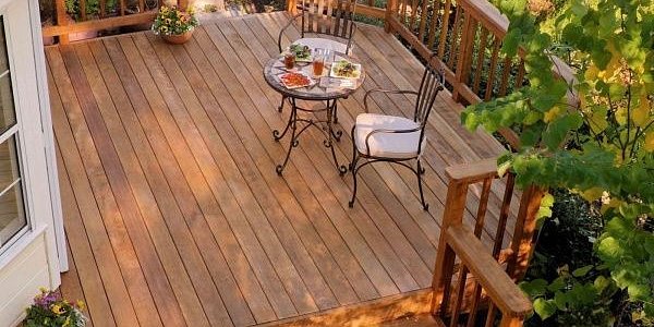 Покрытия для открытых террас и веранды, патио. Деревянная терраса