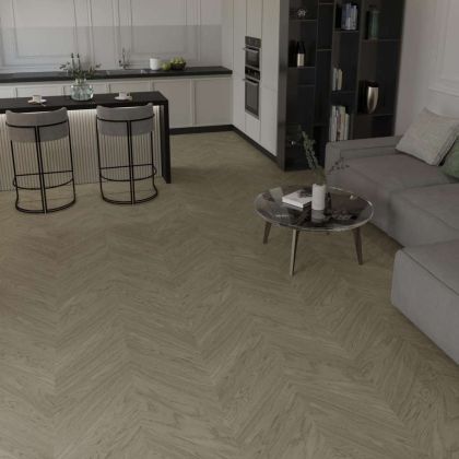 Паркет ёлка Esta Parket Chevron Nova 15503 Oak CH Nova Elite Sandstone - Фото 2