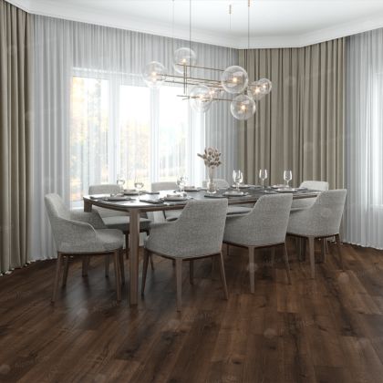 Кварц виниловый ламинат Alpine Floor Real Wood ECO 2-2 Дуб Мокка - Фото 2