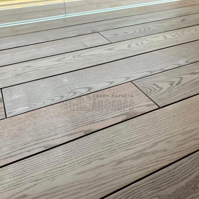 Террасная доска  Термоясень косой планкен Термоясень косой планкен 20х90х800-3000 - фото 5