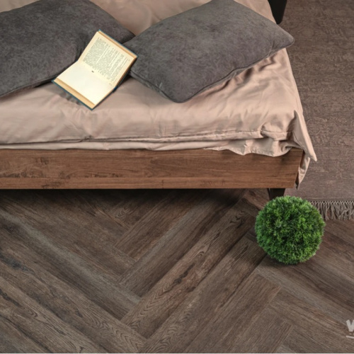 Кварц виниловый ламинат Vinilam Parquet Herringbone IS11211 Паркет Донателло