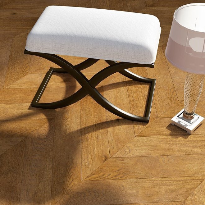 Паркет ёлка Gran Parte Французская ёлка 005 Канелла Канелла 15х110х460 - фото 3