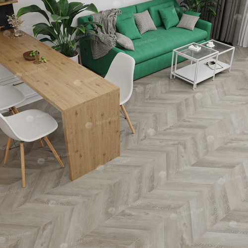 Кварц виниловый ламинат Alpine Floor Chevron Alpine LVT ECO 18-1 Дуб Фантазия