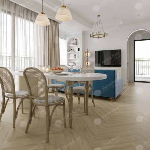 Кварц виниловый ламинат Alpine Floor Parquet Light ЕСО 13-25 Дуб Денеб