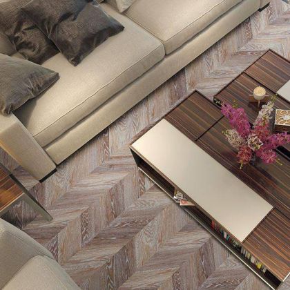 Пробковый пол Corkstyle Chevron Chevron Brown - Фото 3