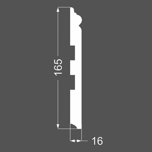 Плинтус Ликорн МДФ Грунтованный Р 21.165.16