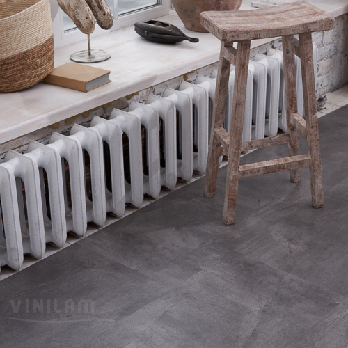 Кварц виниловый ламинат Vinilam Ceramo Stone Glue 61602 Серый Бетон клеевой