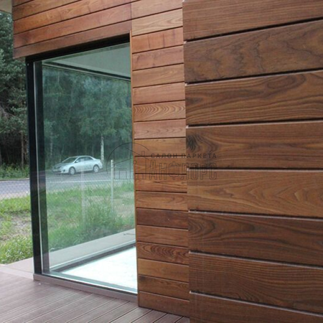 Террасная доска  Термоясень косой планкен Термоясень косой планкен 20х140х800-4000 - фото 7