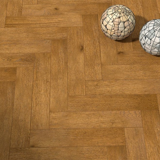 Паркет ёлка Gran Parte Венгерская ёлка 005 Канелла Канелла 15х150х600	 - фото 3