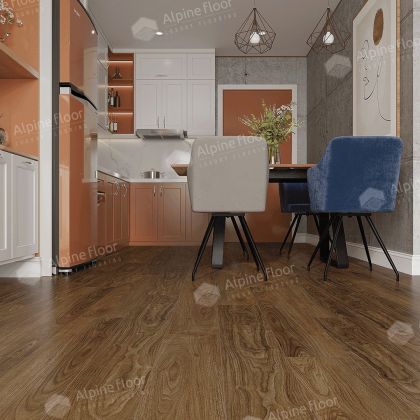 Кварц виниловый ламинат Alpine Floor NUT ECO 22-1 MC Орех Ногуэра Классик - Фото 3