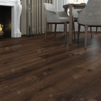 Кварц виниловый ламинат Alpine Floor Real Wood ECO 2-2 Дуб Мокка - Фото 4