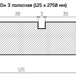 Стеновые панели Finitura Dekor шпонированные FD 3-полосная дуб - 6